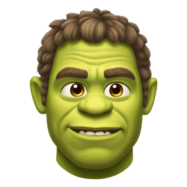 Buff Shrek sticker