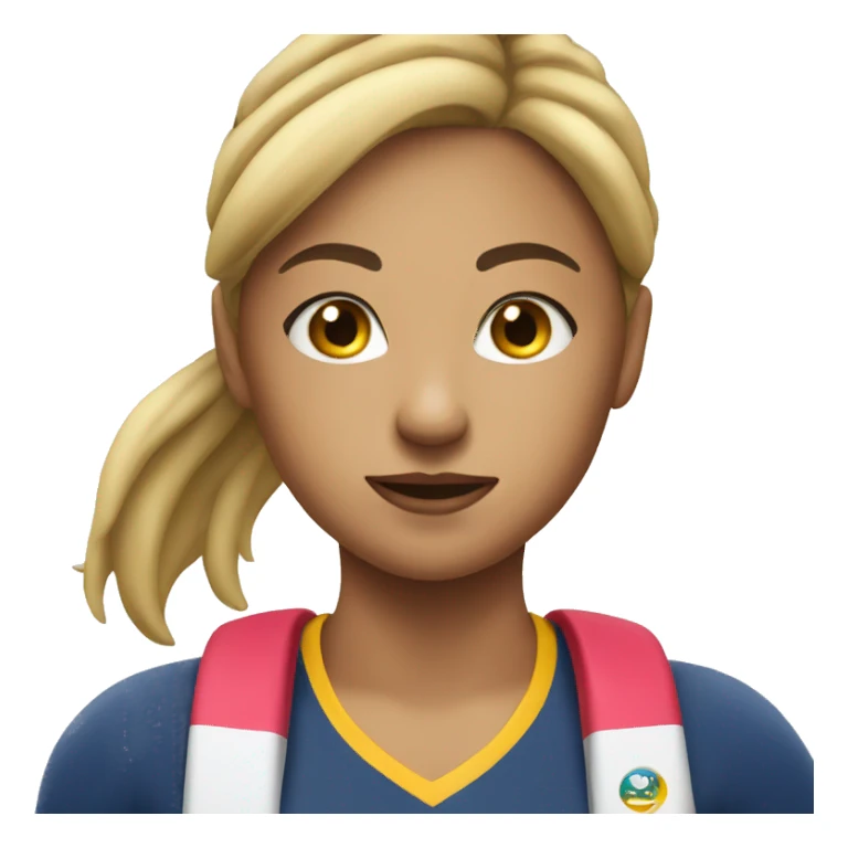 Sportif girl sticker