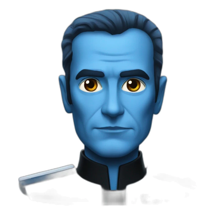 Admiral Thrawn blue sticker