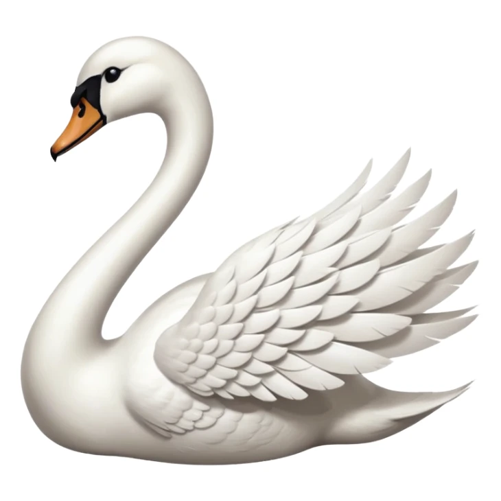 Swan sticker