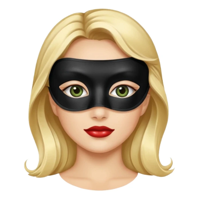 Domino eye mask sticker