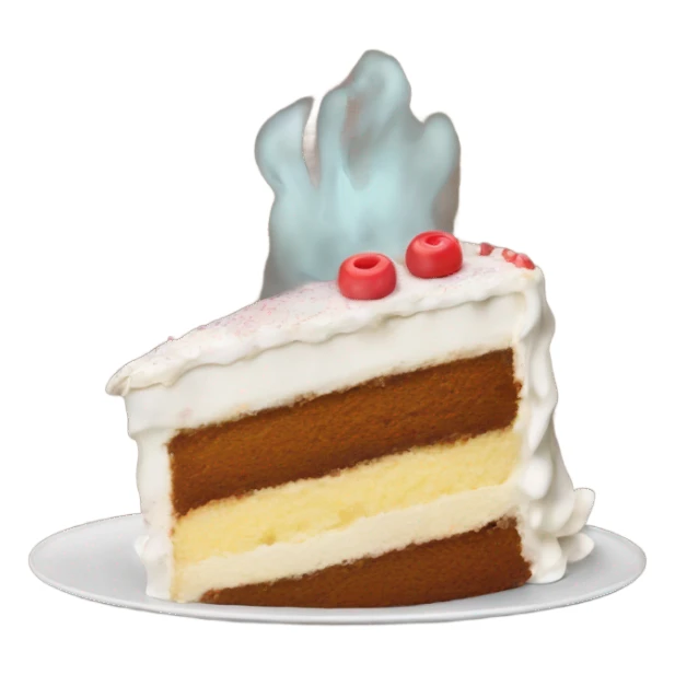 Half eaten cake  sticker