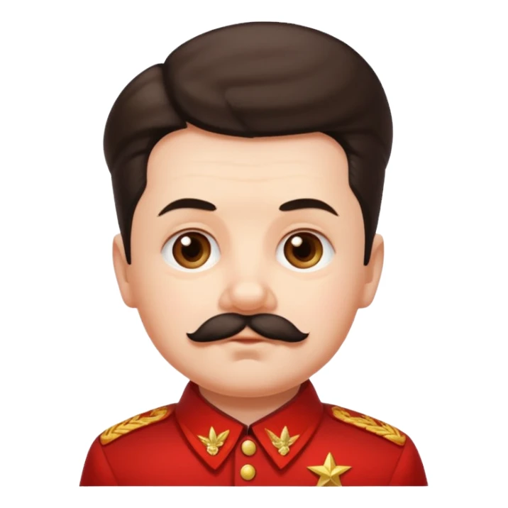 Stalin, cute, baby sticker
