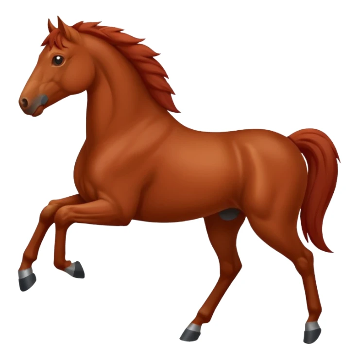 The red horse 2026 sticker
