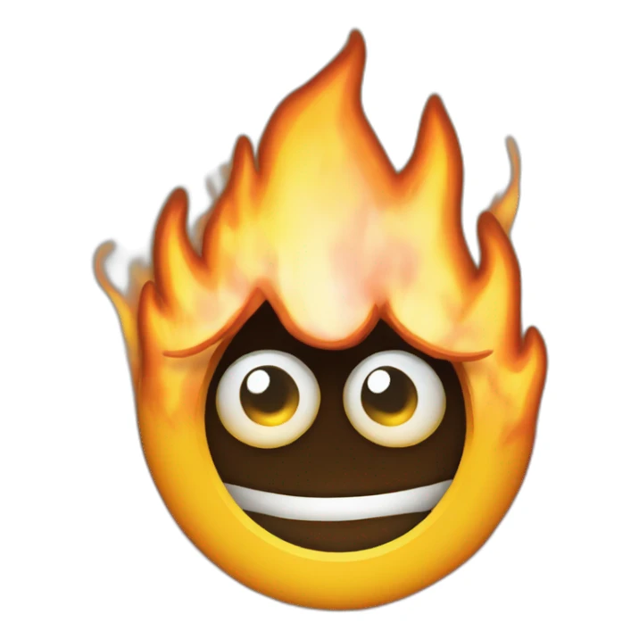 Nazar sign on fire sticker