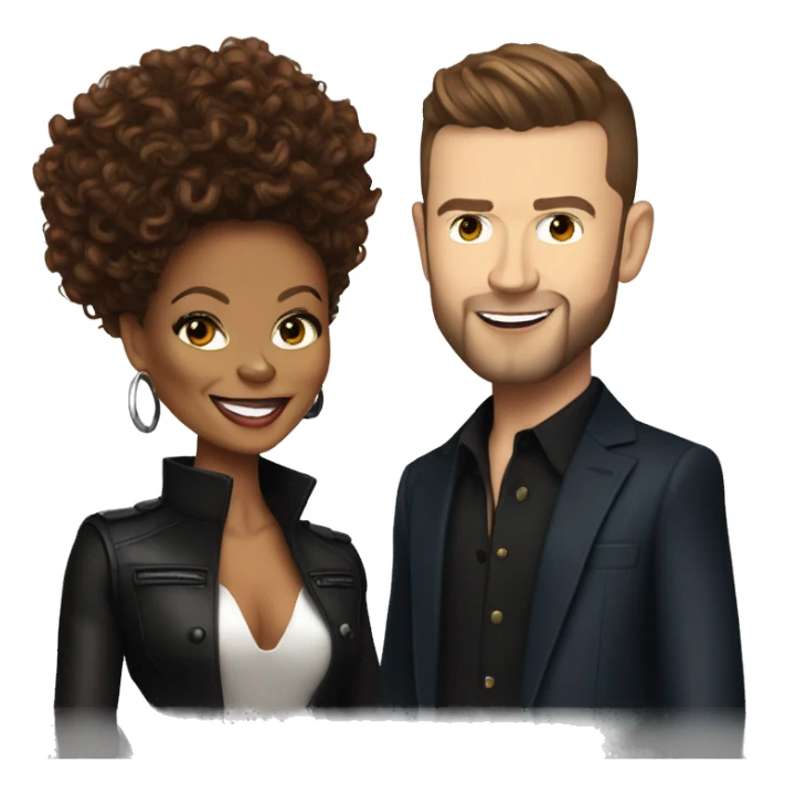 Janet Jackson and Justin Timberlake  sticker
