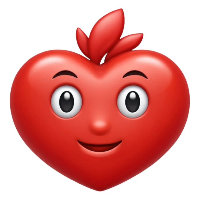 Um coração  sticker