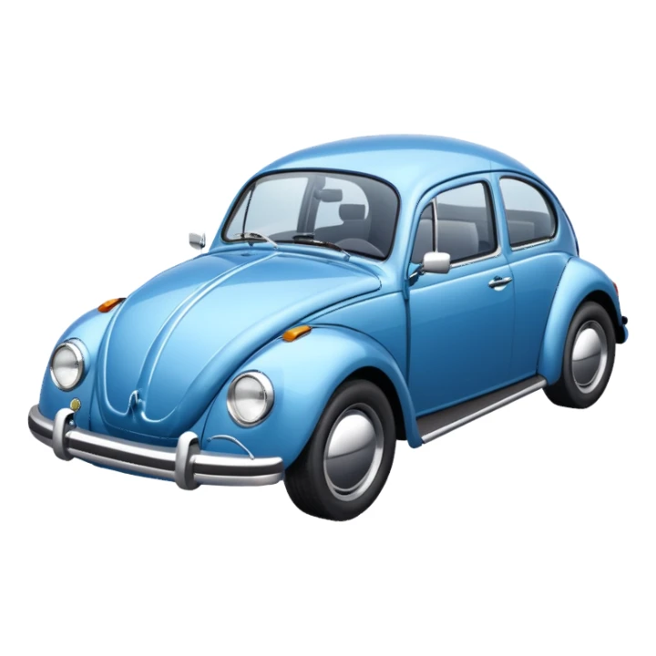 A car volskwagen Beetle  sticker