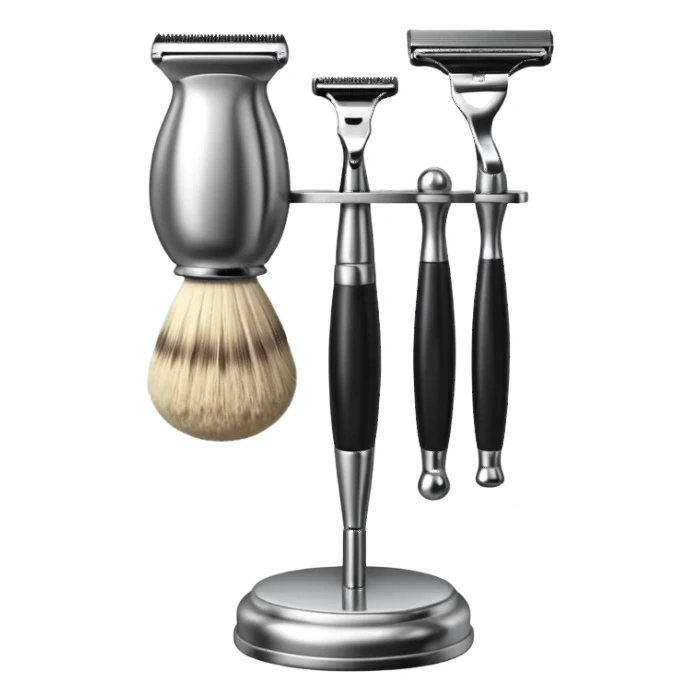 shaving set sticker