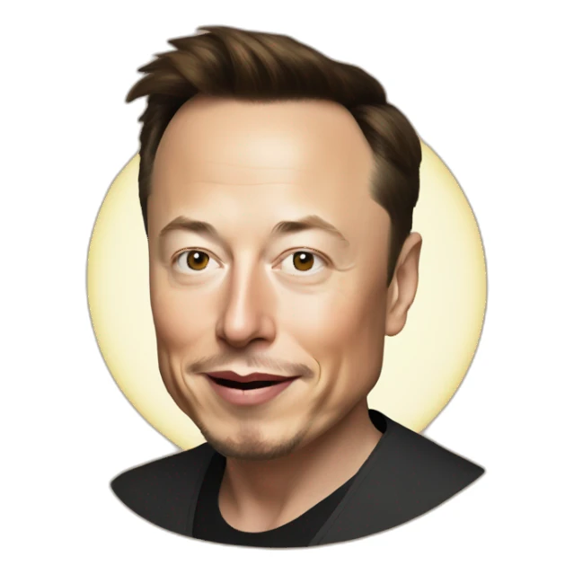 Elon musk in moroco sticker