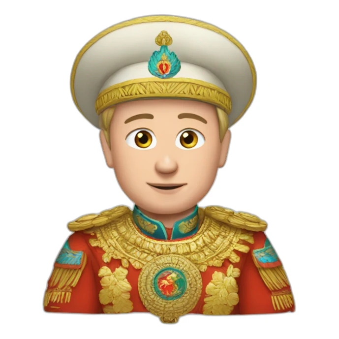 Putin in kalash sticker