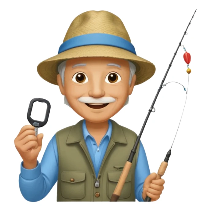 Открытка С Днем рождения дедушке. ему 72 года. без текста. тема авто и рыбалка. sticker