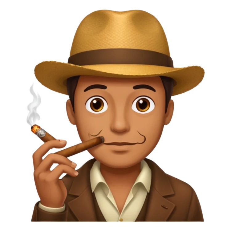 mafia boss cigar sticker
