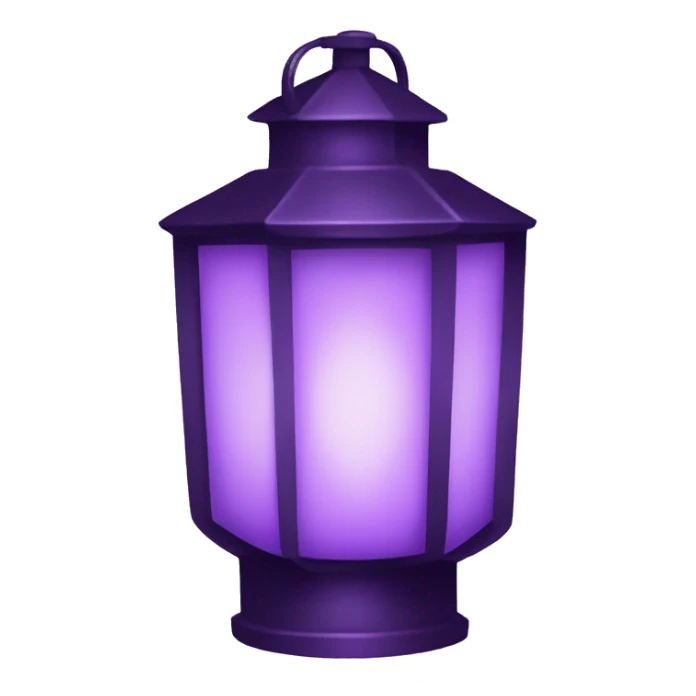 purple lantern sticker