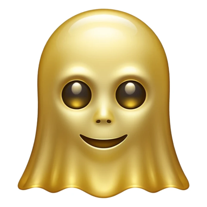 Gold samsung ghost sticker