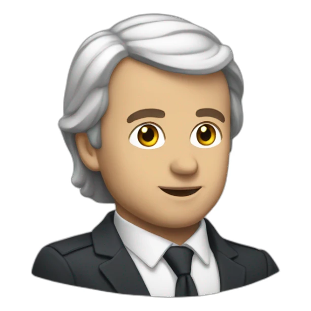 Macron qui dore sticker