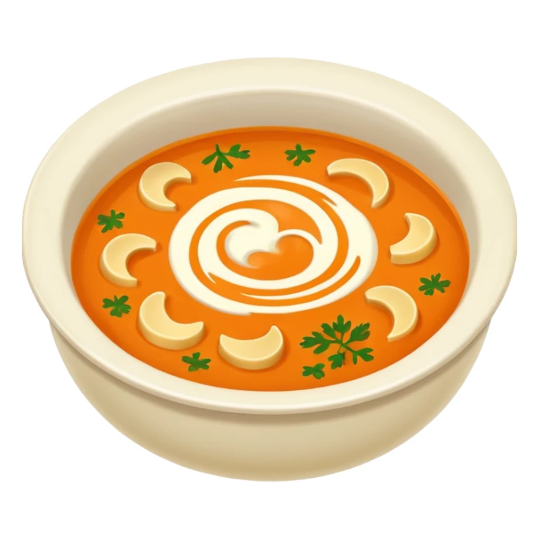 Soup realistic restaurant style  sticker