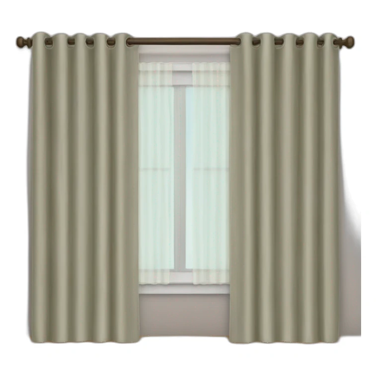 Curtains sticker