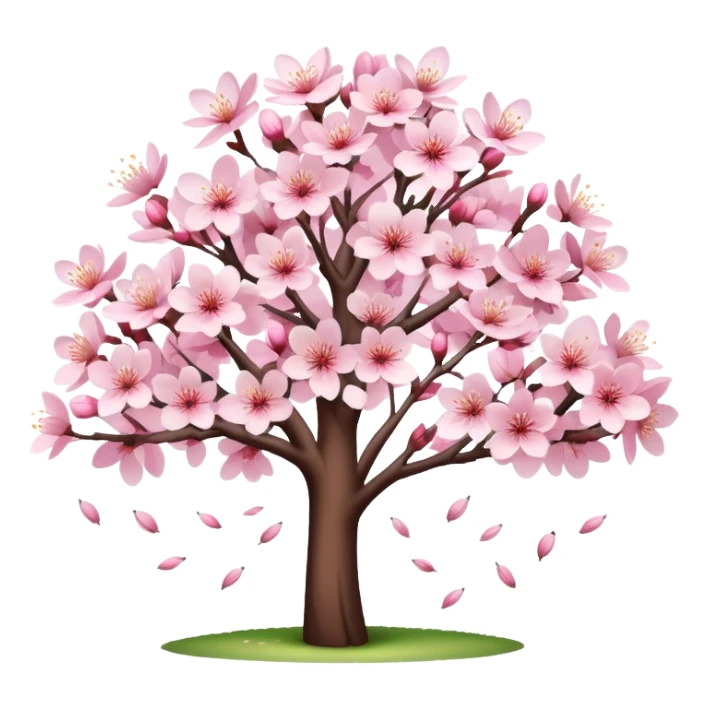Sakura cherry blossom tree  sticker