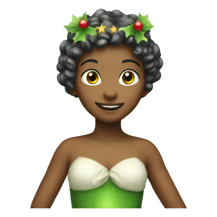 christmas fairy sticker