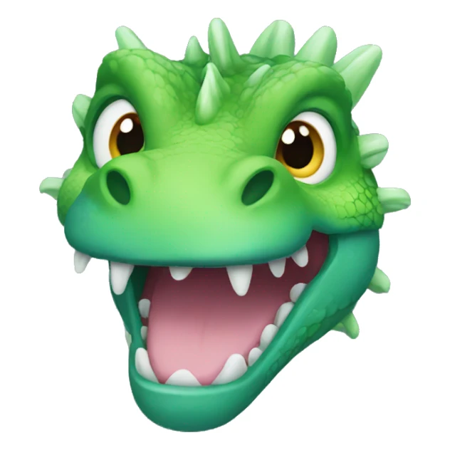 water dragon face emoji profile sticker