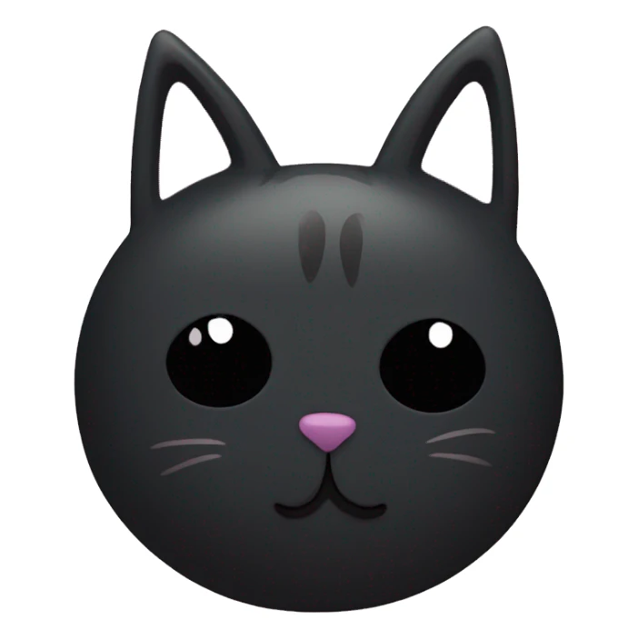 Black cat squishmallow sticker