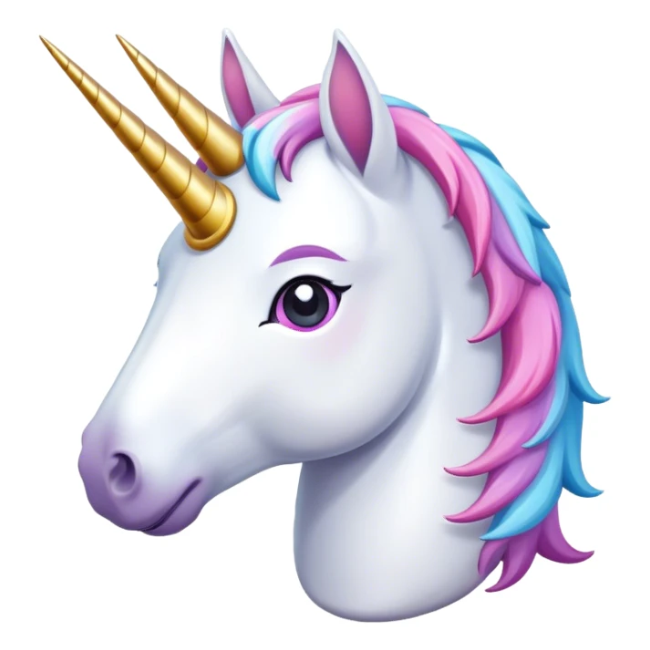 A Unicorn keeping it real  sticker