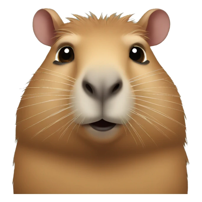 capybara with heart eyes sticker