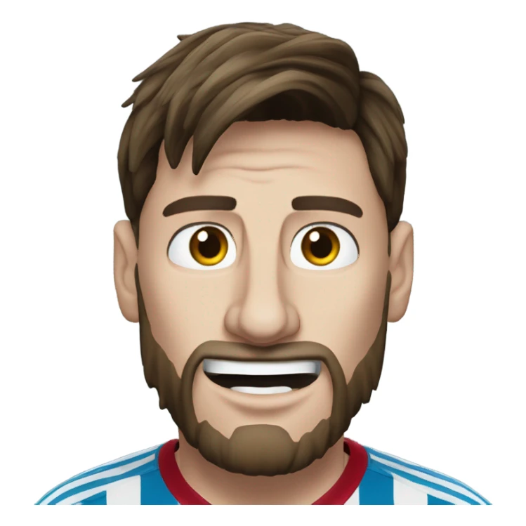 Lionel messi as a spider sticker
