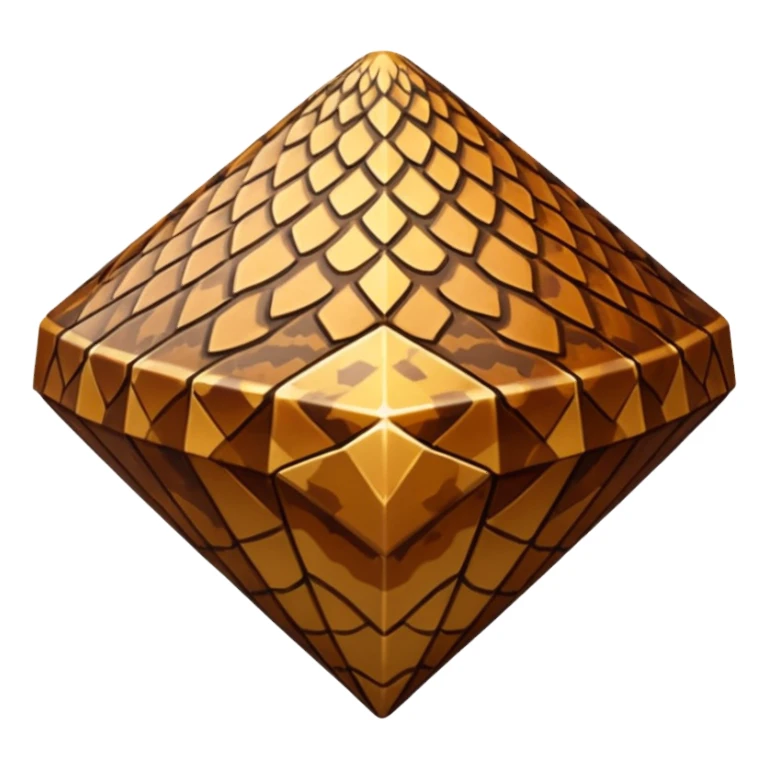 diamond shape filled with snake skin print sticker