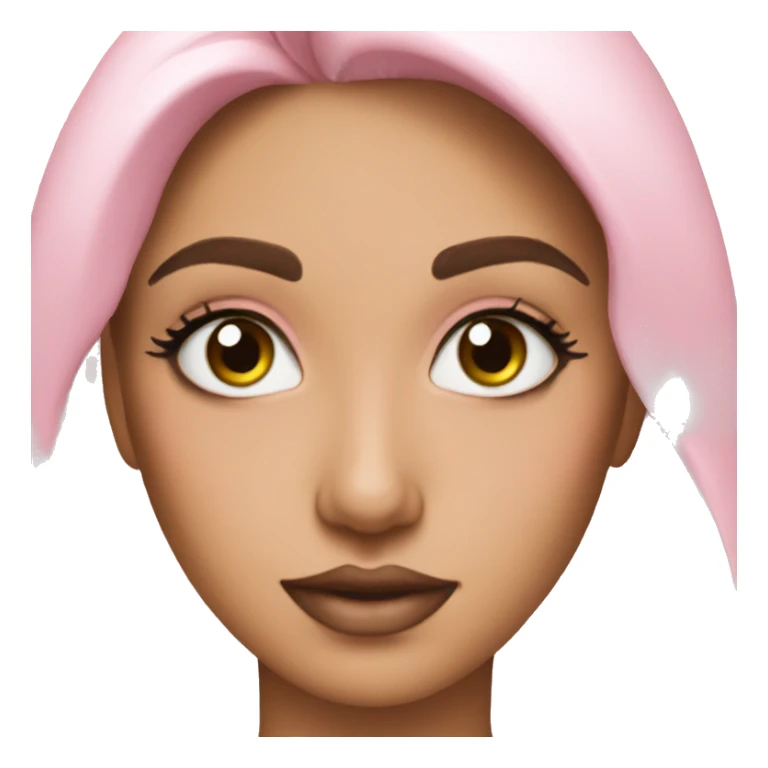 beauty brows pink sticker