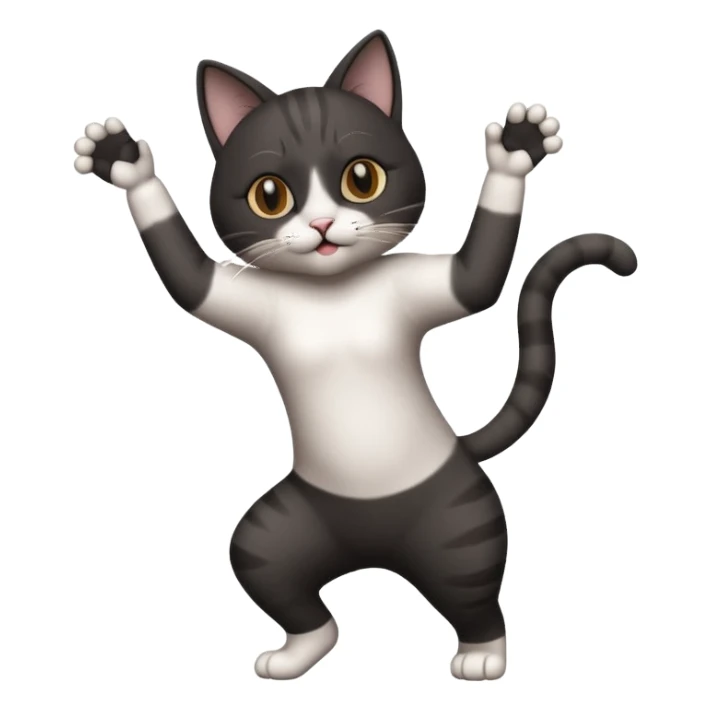 Dancing cat  sticker