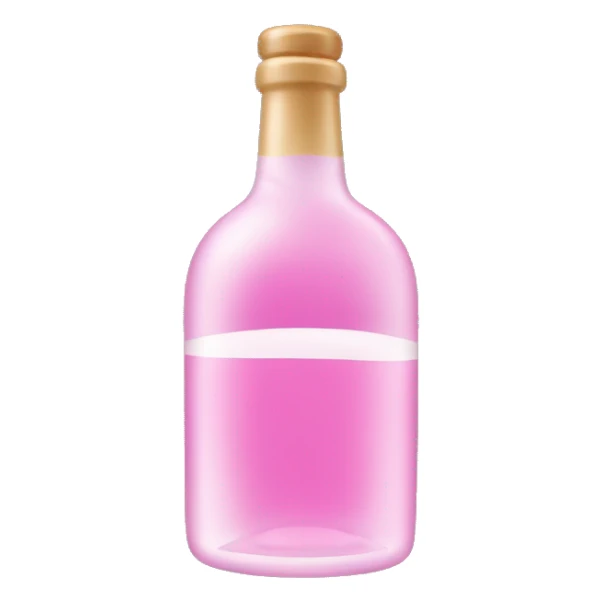 girly alcohol bottle sticker