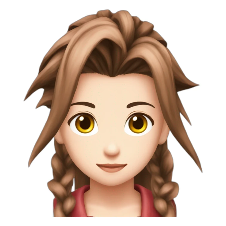 Aerith Gainsborough final fantasy vii sticker