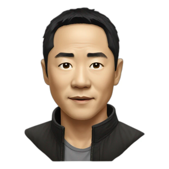 Jet Li Realism  sticker