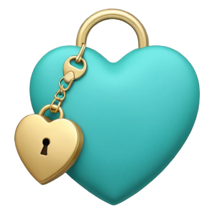 Teal heart with money bag sticker