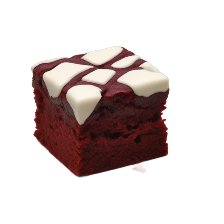 red velvet brownie sticker