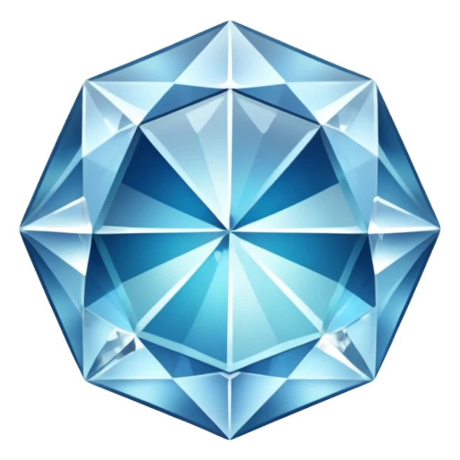 A JEWEL CUTTED IN HALF sticker