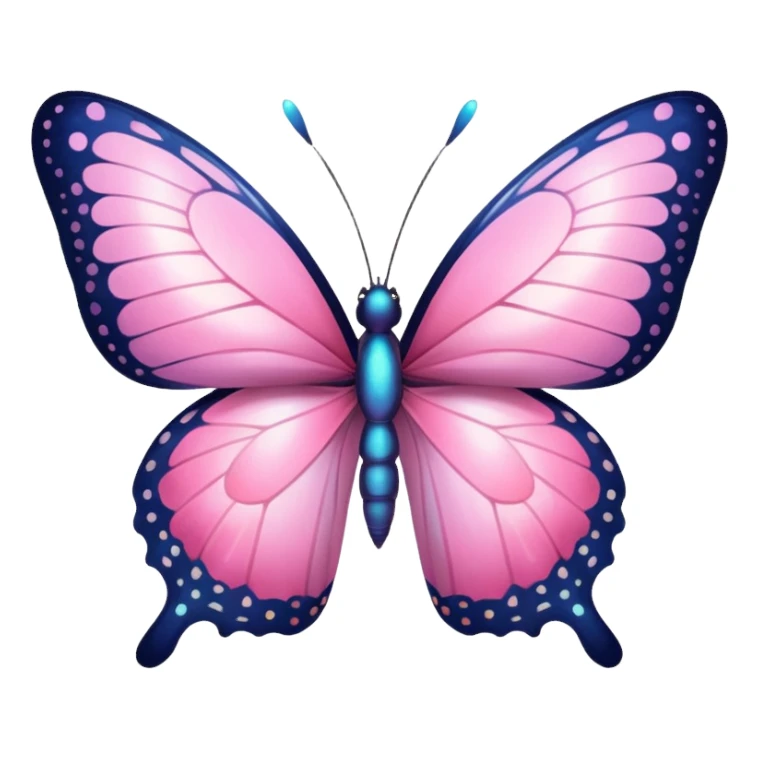 cute pink butterfly sticker