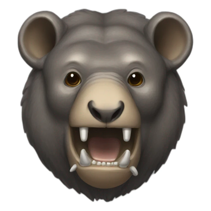 Diprotodon Head sticker