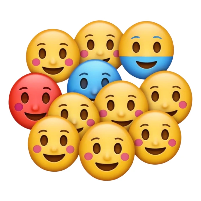 🫰🙃 10000 emoji sticker