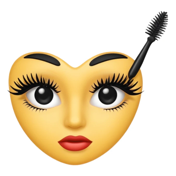 Beautiful mascara  sticker