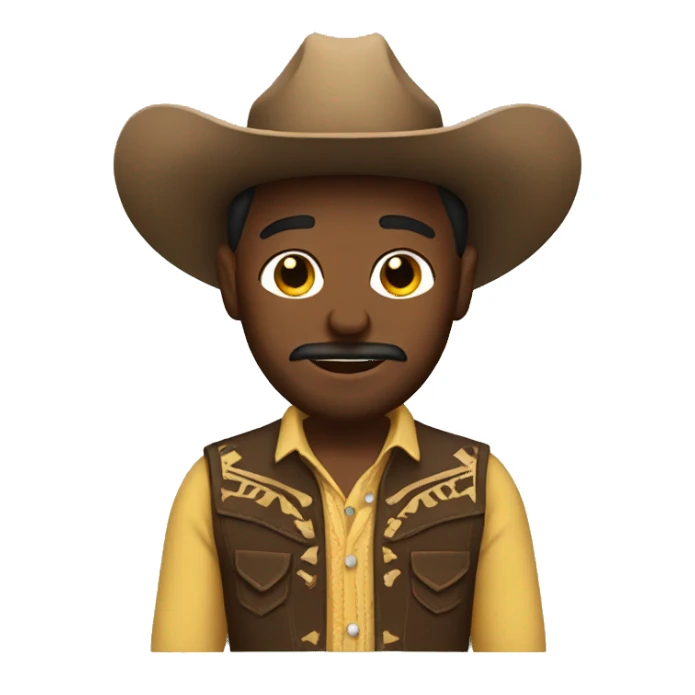  Cowboy with a dress sticker