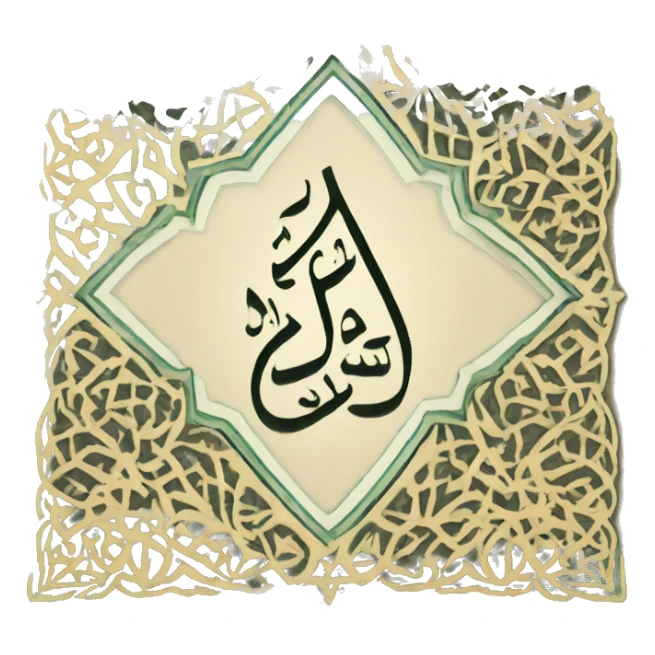 holy quran arabic sticker