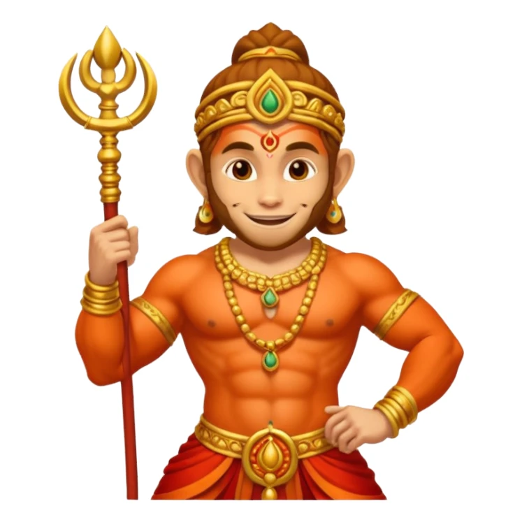 Bal hanuman sticker