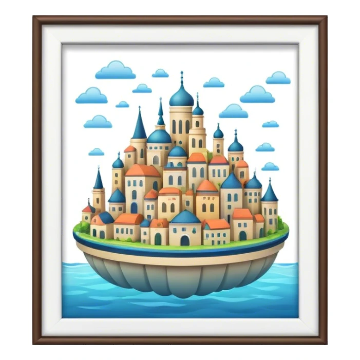 floating cities  sticker