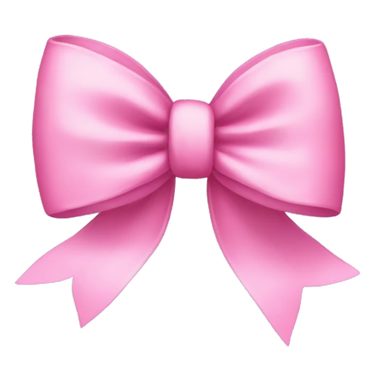 Pink bow sticker