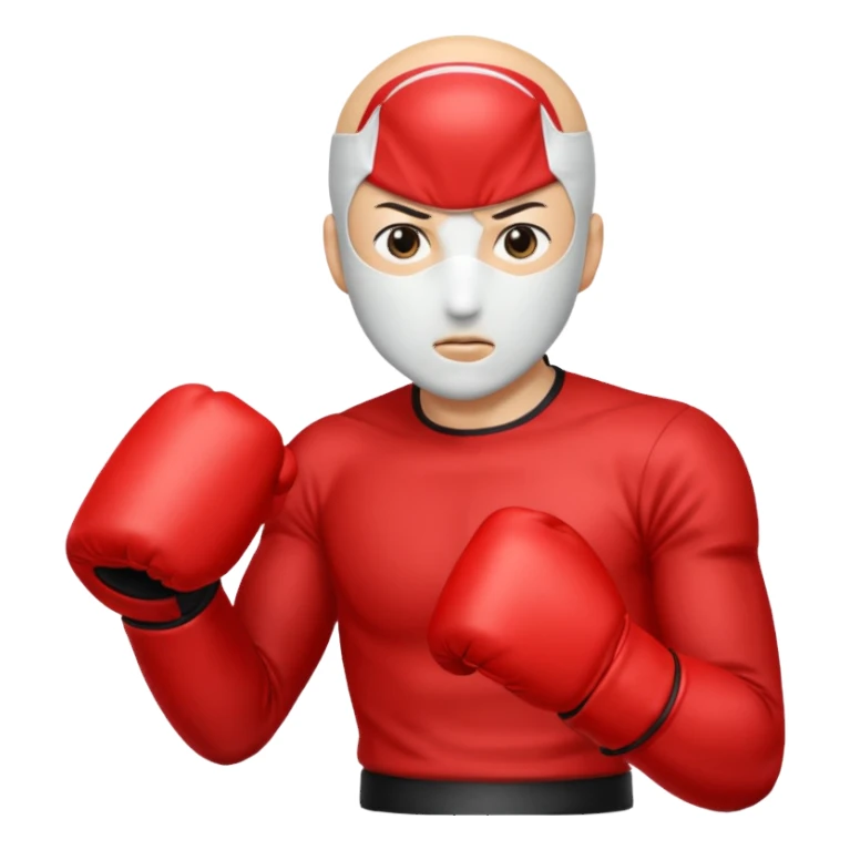 Saitama red hand punch sticker