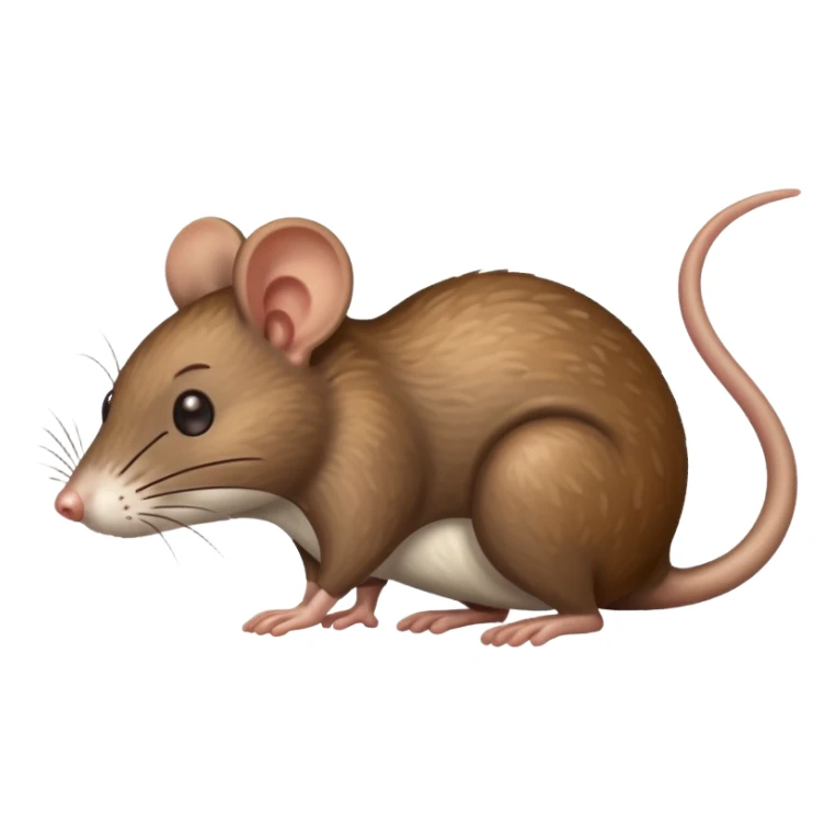 A rat is pooping sticker