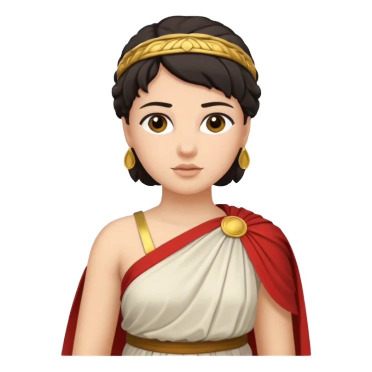 ancient rome woman sticker